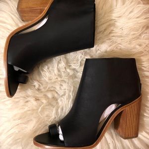 Loeffler Randall peep toe booties